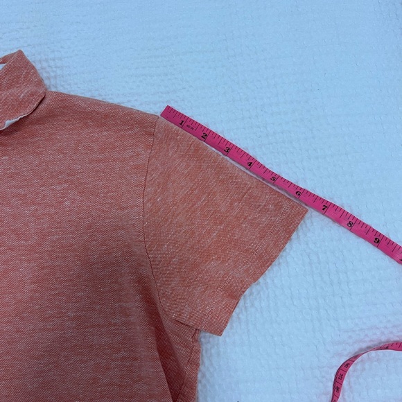 Hugo Boss Marled Orange Slim Fit Polo Shirt - Picture 7 of 8